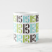 Alto Clef Pattern Grote Koffiekop (Voorkant)