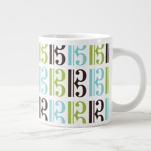 Alto Clef Pattern Grote Koffiekop (Rechts)