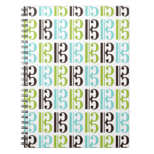 Alto Clef Pattern Notitieboek