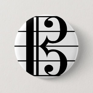 Alto Clef Ronde Button 5,7 Cm