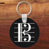 Alto Clef Sleutelhanger (Voorkant)