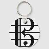 Alto Clef Sleutelhanger (Voorkant)