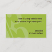 Alto Clef Viola Player leraar musicien muziek Visitekaartje (Achterkant)