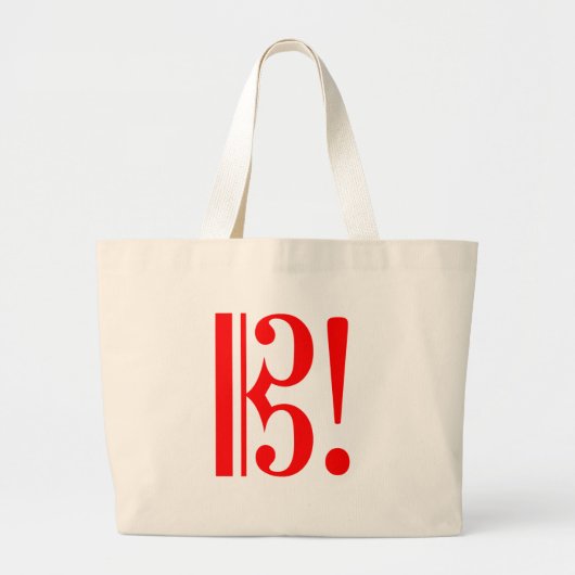Alto Clef voor Viola-spelers Grote Tote Bag (Voorkant)
