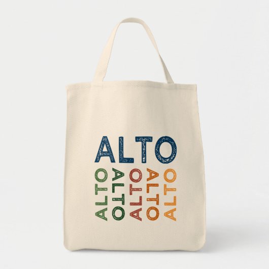Alto Colorful Tote Bag (Voorkant)