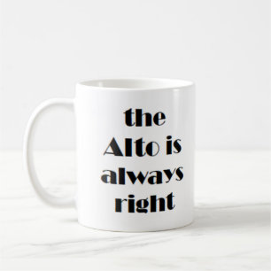 Alto heeft altijd gelijk als het gaat om koffie mo koffiemok