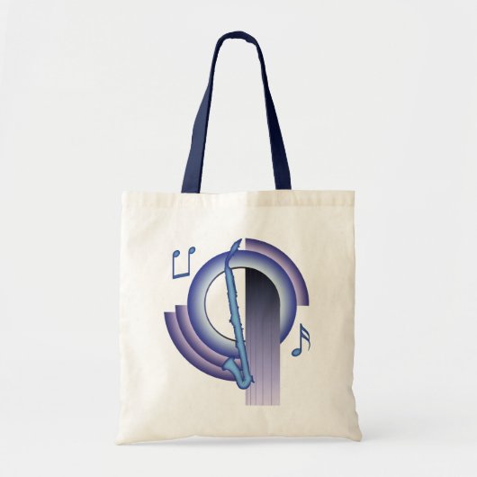 Alto Klarinet Deco2 Tote Bag (Voorkant)