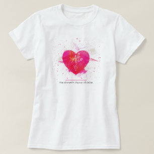 Alto Musical Heart Singing Part T-shirt