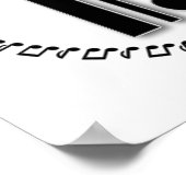 Alto of Tenor Clef Music Note Design C Clef Poster (Hoek)