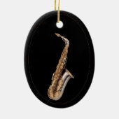 Alto saxofone keramisch ornament (Achterkant)