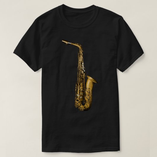 Alto saxofone t-shirt (Design voorkant)