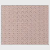 Alto Saxophone Pattern on Coral Pink Cadeaupapier (Vlak)