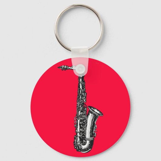 Alto Saxophone Sleutelhanger (Voorkant)