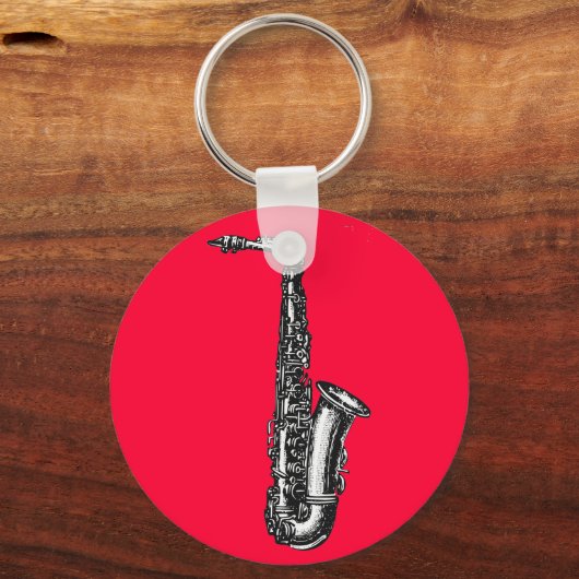 Alto Saxophone Sleutelhanger (Voorkant)