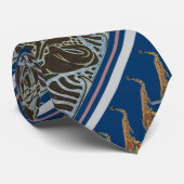 Alto Saxophone Stropdas met Art Noveau Pattern (Opgerold)
