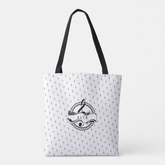 Alto Singer Musical Note Tas (Achterkant)