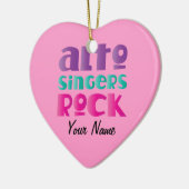 Alto Singers Rock Choir Music Ornament Gift (Links)