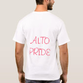 Alto trots! t-shirt (Achterkant)