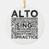 Alto Typografie Keramisch Ornament (Voorkant)