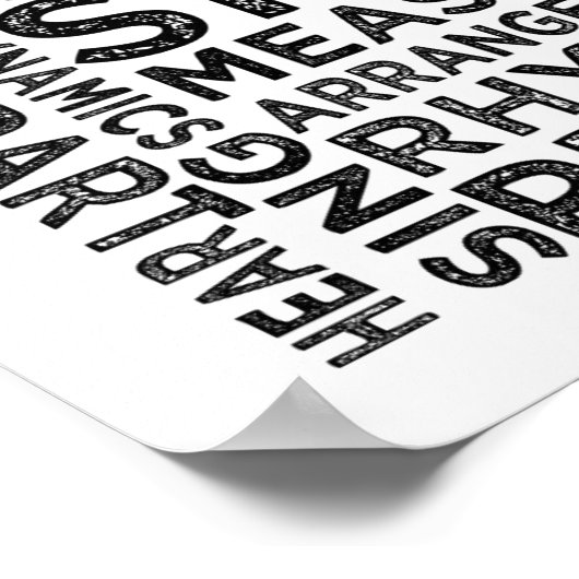 Alto Typografie Poster (Hoek)