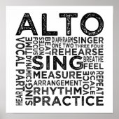 Alto Typografie Poster (Voorkant)