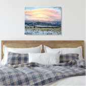 Altocumus Standing Lenticular Clouds Canvas Afdruk (Insitu (Slaapkamer))