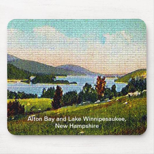 Alton Bay en Lake Winnipesaukee, New Hampshire Muismat (Voorkant)