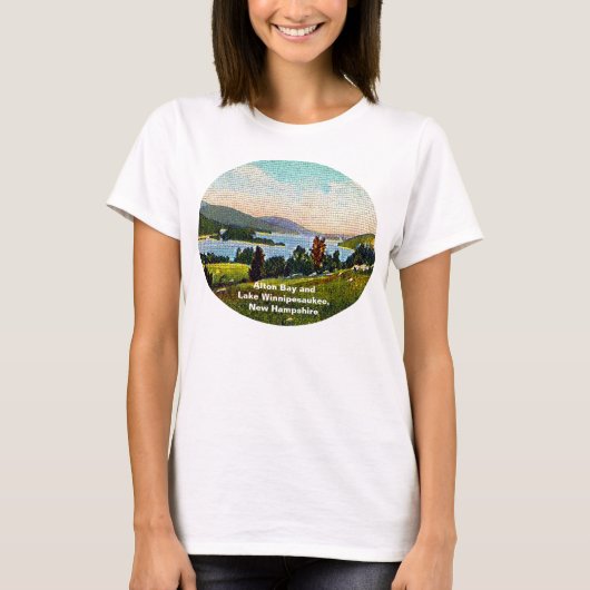 Alton Bay en Lake Winnipesaukee, New Hampshire T-shirt (Voorkant)