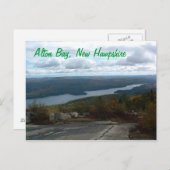 Alton Bay New Hampshire briefkaart (Voorkant / Achterkant)