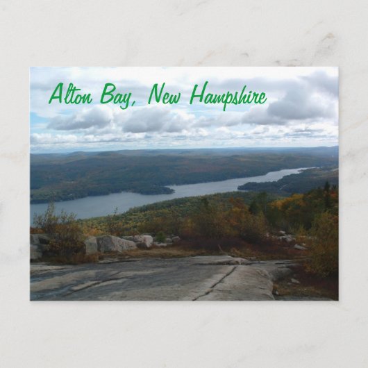 Alton Bay New Hampshire briefkaart (Voorkant)