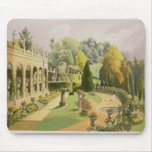 Alton Gardens uit "The Gardens of England", 1857 Muismat