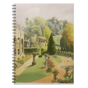 Alton Gardens uit "The Gardens of England", 1857 Notitieboek