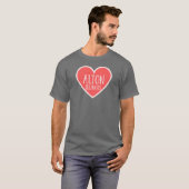 Alton Illinois Schattige Hart te groot T-shirt (Voorkant volledig)