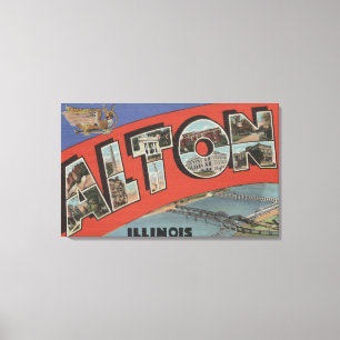 Alton, IllinoisLarge Letter ScenesAlton, IL Canvas Afdruk