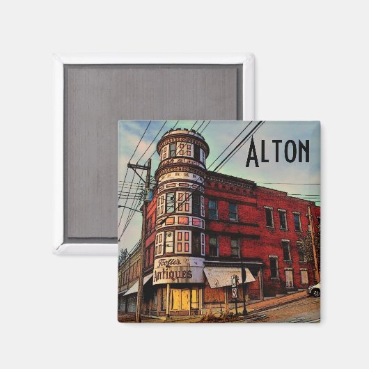 Alton Magnet (Voorkant / Achterkant)