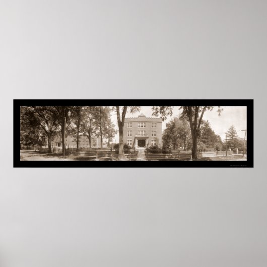 Alton Militaire Academie Foto 1908 Poster (Voorkant)