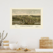 Alton, NH Panoramic Map - 1888 Poster (Keuken)