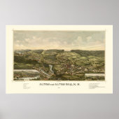Alton, NH Panoramic Map - 1888 Poster (Voorkant)