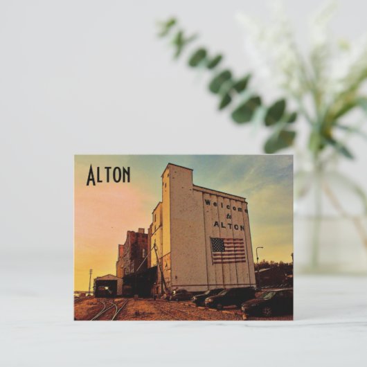 Alton Silo Briefkaart (Staand voorkant)