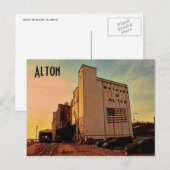 Alton Silo Briefkaart (Voorkant / Achterkant)