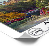 Alton Towers and Gardens Vintage Travel Poster (Hoek)