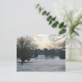 Alton Towers in de sneeuw Briefkaart (Staand voorkant)