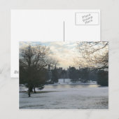 Alton Towers in de sneeuw Briefkaart (Voorkant / Achterkant)