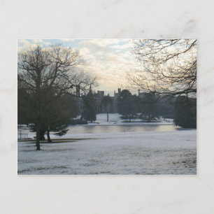 Alton Towers in de sneeuw Briefkaart