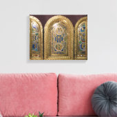 Alton Towers Triptych, c.1150 Canvas Afdruk (Insitu (Woonkamer))