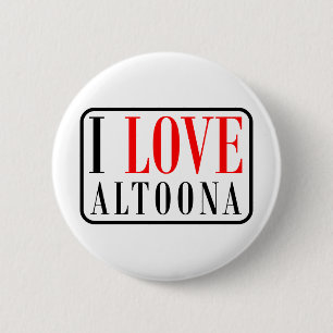 Altoona, Alabama City Design Ronde Button 5,7 Cm