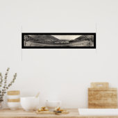 Altoona PA Hoefijzer Curve RR Foto 1934 Poster (Keuken)