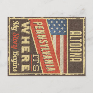 Altoona Pennsylvania Briefkaart