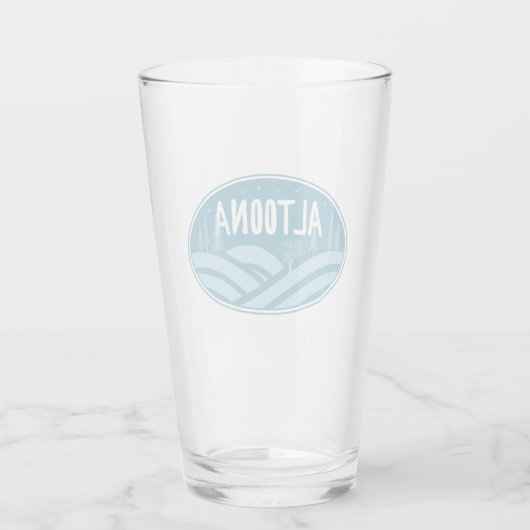 Altoona Pennsylvania buitenshuis Glas (Achterkant)