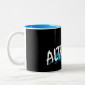 Altoona Pennsylvania Mountains Tweekleurige Koffiemok (Links)